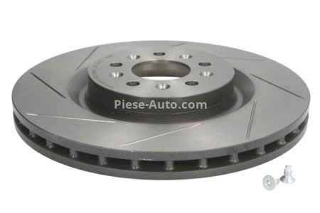 Disc frână BREMBO, față,  (puternic carbonatat; cu suruburi) pentru: ASTON MARTIN DB9 VOLANTE, DB9TAGE, VANTAGE VOLANTE, VANTAGETAGE 4.3/4.7/6.0 01.04-07.18