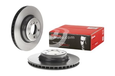 Disc frână BREMBO, față, pentru: BENTLEY ARNAGE; BMW 3 (E90), 3 (E91), 3 (E92), 3 (E93), X1 (E84) 3.0/3.0D/6.8 02.02-12.13 3