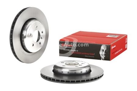 Disc frână BREMBO, spate,  pentru: BMW 5 (E60), 5 (E61), 6 (E63), 6 (E64) 3.0-4.8 09.02-12.10 3