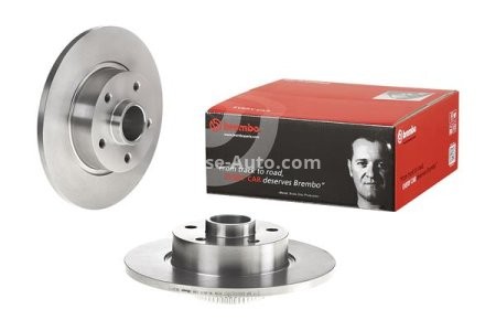 Disc frână BREMBO, cu rulment, spate,  (cu inel ABS) pentru: FIAT TALENTO; NISSAN NV300, PRIMASTAR; OPEL VIVARO B; RENAULT TRAFIC III 1.6D/2.0D 05.14-