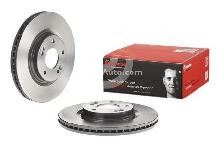 Disc frână BREMBO, față, pentru: HYUNDAI ELANTRA VI, I30, IX35, KONA, KONA/SUV, TUCSON, TUCSON/SUV; KIA CEED, NIRO I, OPTIMA, PROCEED, SELTOS, SOUL III 1.0-Electric 08.09-