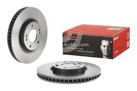 Disc frână BREMBO, față, pentru: HYUNDAI GRANDEUR, I30, IX35, TUCSON; KIA CEE'D, PRO CEE'D, SPORTAGE II, SPORTAGE III 1.0-3.0 08.04-