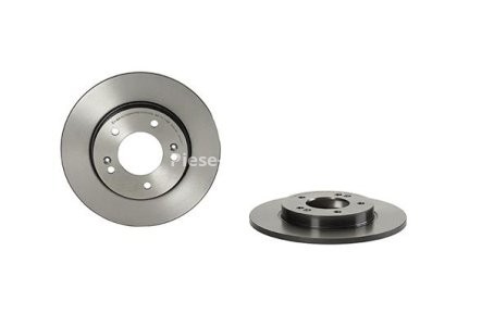 Disc frână BREMBO, spate,  pentru: HYUNDAI I30; KIA CEED, PROCEED, XCEED 1.0-1.6DH 11.16-
