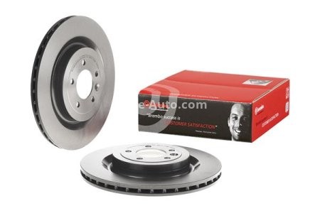 Disc frână BREMBO, spate,  pentru: LAND ROVER DEFENDER, DISCOVERY V, RANGE ROVER IV, RANGE ROVER SPORT II 2.0-5.0 08.12-