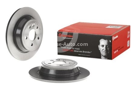 Disc frână BREMBO, spate,  pentru: LAND ROVER FREELANDER 2 2.0/2.2D/3.2 10.06-10.14 3