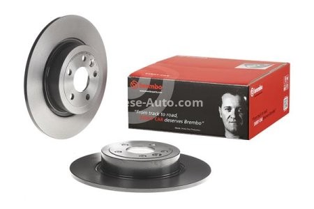 Disc frână BREMBO, spate,  pentru: LAND ROVER RANGE ROVER EVOQUE 2.0/2.0D/2.2D 06.11-12.19