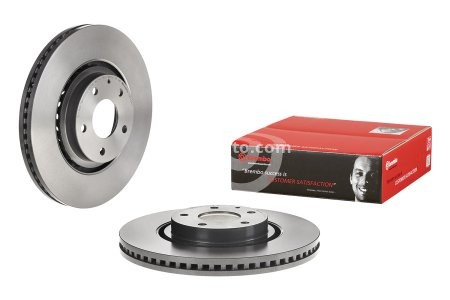 Disc frână BREMBO, față, pentru: MAZDA 6, CX-5, CX-9 2.2D/2.5 10.12-