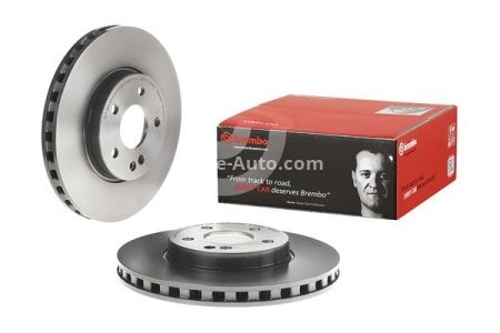 Disc frână BREMBO, față, pentru: MERCEDES EVITO TOURER (W447), EVITO (W447), MARCO POLO CAMPER (W447), VITO MIXTO (DOUBLE CABIN), VITO TOURER (W447), VITO (W447) 1.6D-Electric 10.14- 3