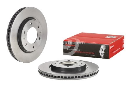 Disc frână BREMBO, față, pentru: MITSUBISHI PAJERO SPORT III 2.4D 08.15-