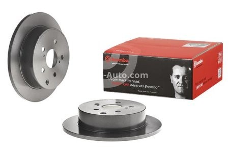 Disc frână BREMBO, spate,  pentru: NISSAN 350Z, JUKE, LEAF, QASHQAI I, X-TRAIL, X-TRAIL I, X-TRAIL II; RENAULT KOLEOS I, KOLEOS II 1.5D-Electric 06.01- 3