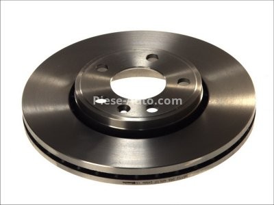 Disc frână BREMBO, față,  (puternic carbonatat; cu suruburi) pentru: NISSAN PRIMASTAR; OPEL VIVARO A; RENAULT TRAFIC II 1.9D-2.5D 02.01-