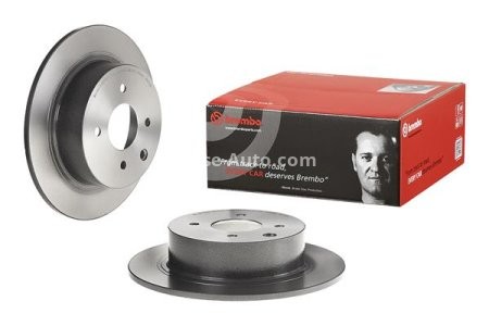 Disc frână BREMBO, spate,  pentru: NISSAN CUBE, TIIDA 1.5-1.8 01.03-