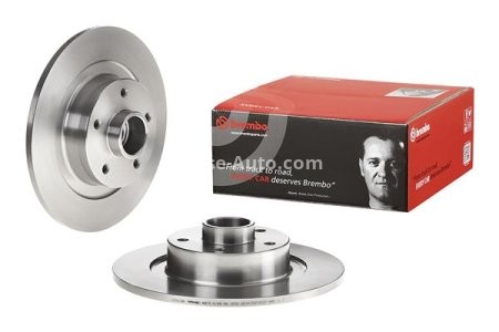 Disc frână BREMBO, cu rulment, spate,  (cu inel ABS) pentru: RENAULT GRAND SCENIC IV, MEGANE IV, SCENIC IV, TALISMAN 1.2-2.0D 06.15- 2
