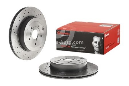 Disc frână BREMBO, spate,  pentru: SUBARU WRX 2.5 06.14- 3