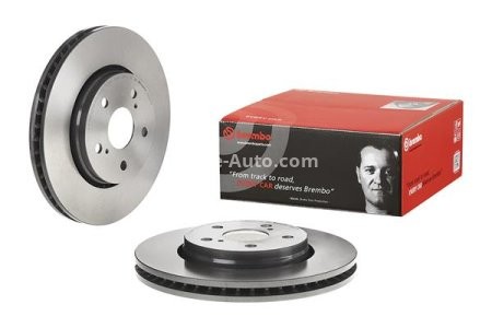Disc frână BREMBO, față, pentru: TOYOTA C-HR, COROLLA 1.2-2.0H 10.16-