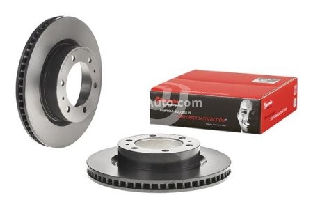 Disc frână BREMBO, față, pentru: TOYOTA FORTUNER, HILUX, HILUX VII, HILUX VIII 2.4D-4.0 06.04-