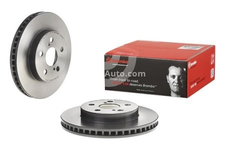 Disc frână BREMBO, față, pentru: TOYOTA PRIUS, PRIUS PHV 1.8H 09.15-