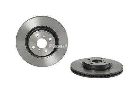 Disc frână BREMBO, față, pentru: TOYOTA YARIS, YARIS/HATCHBACK 1.5/1.5H 03.12-