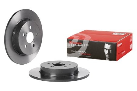 Disc frână BREMBO, spate,  pentru: TOYOTA YARIS 1.5/1.5H 02.20- 3