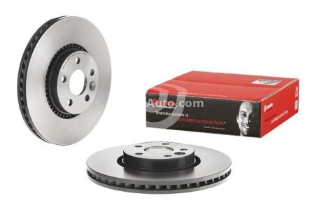 Disc frână BREMBO, față, pentru: VOLVO S60 II, S80 II, V60 I, V70 II, V70 III, V70 III/KOMBI, XC70 II 1.5-4.4 04.05-12.18