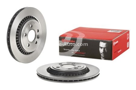 Disc frână BREMBO, spate,  pentru: VOLVO S60 II, S80 II, V60 I, V70 III, V70 III/KOMBI, XC70 II 1.5-4.4 03.06-12.18 3