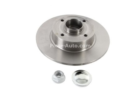 Disc frână TEXTAR, cu rulment, spate,  (cu magnet integrat, inel ABS) pentru: NISSAN NOTE; RENAULT CLIO III, CLIO III/HATCHBACK, MEGANE II, MODUS 1.2-2.0 09.02-
