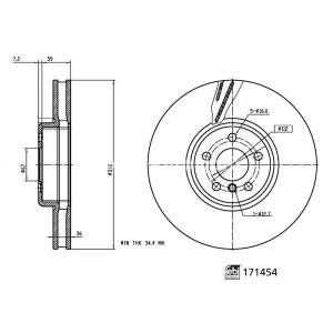 Disc frână FEBI, față, stânga, pentru: BMW 2 (G42, G87), 3 (G20, G80, G28), 3 (G21), 3 (G21, G81), 4 (G22, G82), 4 (G23, G83), 5 (G30, F90), 5 (G31), 6 GRAN TURISMO (G32) 1.6-Electric 07.15-