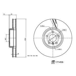 Disc frână FEBI, față, dreapta, pentru: BMW 2 (G42, G87), 3 (G20, G80, G28), 3 (G21), 3 (G21, G81), 4 (G22, G82), 4 (G23, G83), 5 (G30, F90), 5 (G31), 6 GRAN TURISMO (G32) 1.6-Electric 07.15-