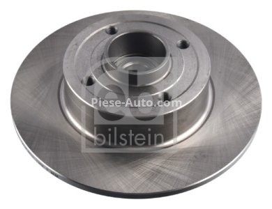 Disc frână FEBI, cu rulment, spate, pentru: DACIA SANDERO II; NISSAN NOTE; RENAULT CLIO III, CLIO III/HATCHBACK, MEGANE I, MEGANE II, MEGANE II/KOMBI, MODUS 0.9LPG-2.0D 03.99-
