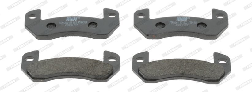 Set placuțe frână FERODO, spate, pentru: AIXAM 500, A.721, A.741, A.751 0.4D/0.5D 12.97-