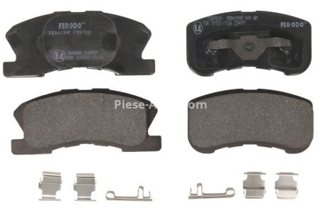 Set placuțe frână FERODO, față, pentru: DAIHATSU MOVE, SIRION, YRV; TOYOTA DUET 1.0/1.3 04.98-