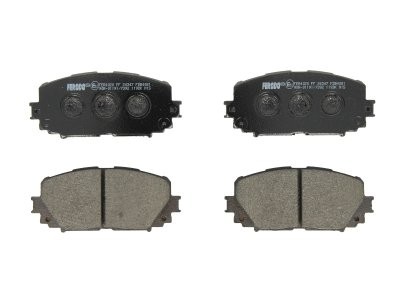 Set placuțe frână FERODO, față, pentru: GREAT WALL VOLEEX C20R; TOYOTA RACTIS, VERSO S, YARIS, YARIS / VIOS, YARIS/HATCHBACK 1.0-1.8 08.05-