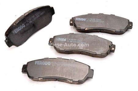 Set placuțe frână FERODO, față, pentru: GREAT WALL HOVER H6; HONDA CR-V III, CR-V V, ODYSSEY 1.5-3.5 09.05-