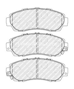 Set placuțe frână FERODO, față, pentru: GREAT WALL HOVER H6; HONDA CR-V III, CR-V V, ODYSSEY 1.5-3.5 09.05- 3
