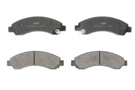 Set placuțe frână FERODO, față, pentru: GREAT WALL HOVER, HOVER H5, HOVER H6, STEED, STEED 5 2.0D/2.4/2.8D 06.06-