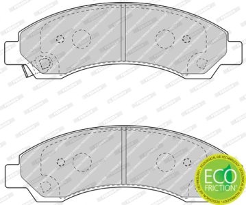 Set placuțe frână FERODO, față, pentru: GREAT WALL HOVER, HOVER H5, HOVER H6, STEED, STEED 5 2.0D/2.4/2.8D 06.06- 3