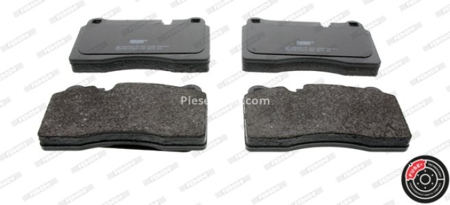 Set placuțe frână FERODO, față, pentru: AUDI A3, TT; CHEVROLET CORVETTE; CUPRA ATECA, FORMENTOR, LEON, LEON SPORTSTOURER; SEAT LEON, LEON SC, LEON SPORTSTOURER, LEON ST 1.4H-6.2 10.02-