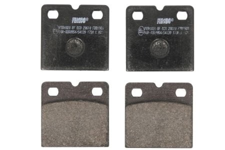 Set placuțe frână FERODO, spate, pentru: AUDI R8, R8 SPYDER; JAGUAR S-TYPE II, XJ, XK II; MASERATI QUATTROPORTE V; ASTON MARTIN DB9 VOLANTE, DB9TAGE, DBS VOLANTE, DBSTAGE, RAPIDE 2.5-6.0 04.02-