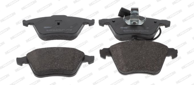 Set placuțe frână FERODO, față, pentru: AUDI A3, TT; SEAT LEON; VW GOLF VI, SCIROCCO III 1.2-Electric 05.03-11.17 2