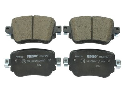 Set placuțe frână FERODO, spate, pentru: AUDI A1, Q3; SEAT ALHAMBRA, LEON, LEON SC, LEON ST; SKODA OCTAVIA III, OCTAVIA IV; VW CADDY ALLTRACK, CADDY ALLTRACK/MINIVAN 1.0-2.0D 05.11- 1