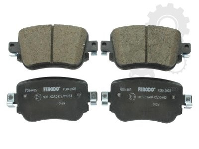 Set placuțe frână FERODO, spate, pentru: AUDI A1, Q3; SEAT ALHAMBRA, LEON, LEON SC, LEON ST; SKODA OCTAVIA III, OCTAVIA IV; VW CADDY ALLTRACK, CADDY ALLTRACK/MINIVAN 1.0-2.0D 05.11- 2