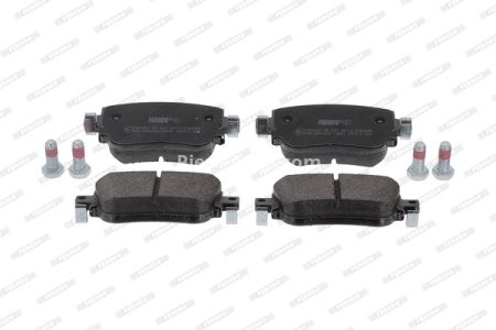 Set placuțe frână FERODO, spate, pentru: AUDI A1, Q3; SEAT ALHAMBRA, LEON, LEON SC, LEON ST; SKODA OCTAVIA III, OCTAVIA IV; VW CADDY ALLTRACK, CADDY ALLTRACK/MINIVAN 1.0-2.0D 05.11- 3
