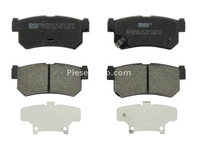 Set placuțe frână FERODO, spate, pentru: CHEVROLET CAMARO, CORVETTE; DAEWOO KORANDO, MUSSO, REXTON; SSANGYONG ACTYON I, ACTYON SPORTS I, ACTYON SPORTS II, KORANDO, KYRON, MUSSO 2.0D-5.7 10.84- 1