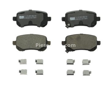 Set placuțe frână FERODO, spate, pentru: CHRYSLER TOWN & COUNTRY, VOYAGER V; DODGE GRAND, JOURNEY; FIAT FREEMONT; VW PASSAT B2 1.8-4.0 05.86-