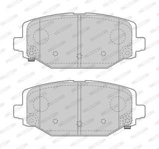 Set placuțe frână FERODO, spate, pentru: CHRYSLER VOYAGER V; DODGE GRAND, JOURNEY; FIAT FREEMONT; LANCIA VOYAGER; VW ROUTAN 2.0D-3.8 10.07-