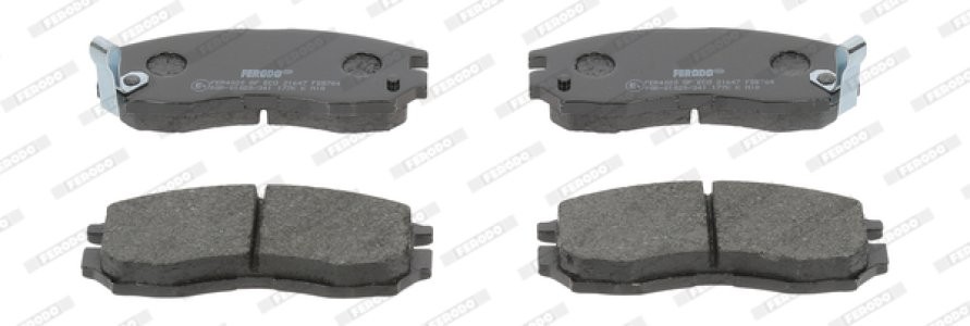 Set placuțe frână FERODO, față, pentru: CHRYSLER SEBRING; DODGE AVENGER; HYUNDAI SANTAMO; MITSUBISHI CARISMA, COLT III, COLT IV, ECLIPSE I, ECLIPSE II, GALANT VI, GALANT VII 1.6-2.5D 01.87-12.07