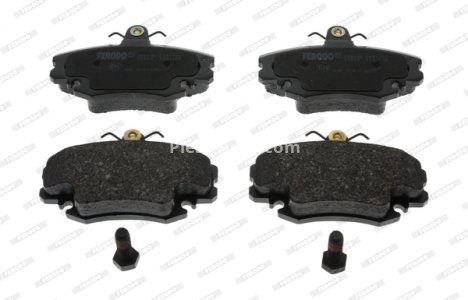 Set placuțe frână FERODO, față, (cu suruburi de ghidare), pentru: DACIA LOGAN, LOGAN EXPRESS, LOGAN II, LOGAN MCV, SANDERO; LADA LARGUS; PEUGEOT 205 I, 305 II 1.0ALK-1.9D 10.82-