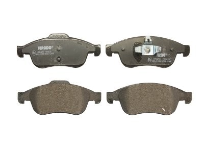 Set placuțe frână FERODO, față, pentru: DACIA DOKKER, DOKKER EXPRESS/MINIVAN, DUSTER, DUSTER/SUV, LODGY, SANDERO III; NISSAN JUKE, TERRANO; RENAULT ARKANA I, CAPTUR I, CAPTUR II 1.0-Electric 11.08-