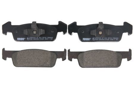 Set placuțe frână FERODO, față, pentru: DACIA LOGAN II, SANDERO II; RENAULT CLIO IV, LOGAN I, SANDERO/STEPWAY II, TWINGO III 0.9-1.6 06.11-