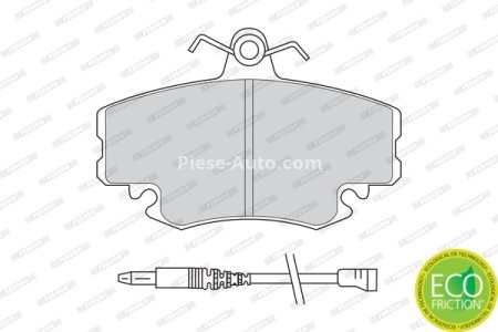 Set placuțe frână FERODO, față, (cu suruburi de ghidare), pentru: DACIA LOGAN, LOGAN EXPRESS, LOGAN II, LOGAN MCV, SANDERO, SOLENZA, SUPERNOVA; PEUGEOT 205 I 1.0-Electric 05.77- 3